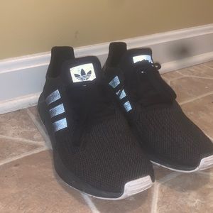 All Black Adidas Size 9